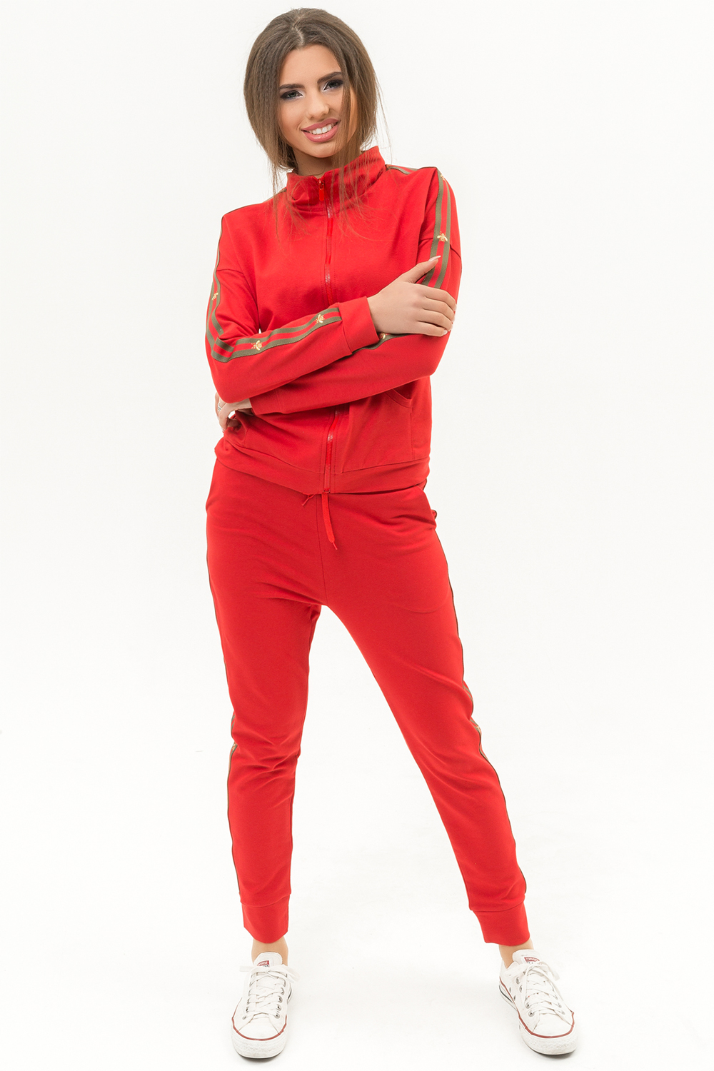 Red tracksuit