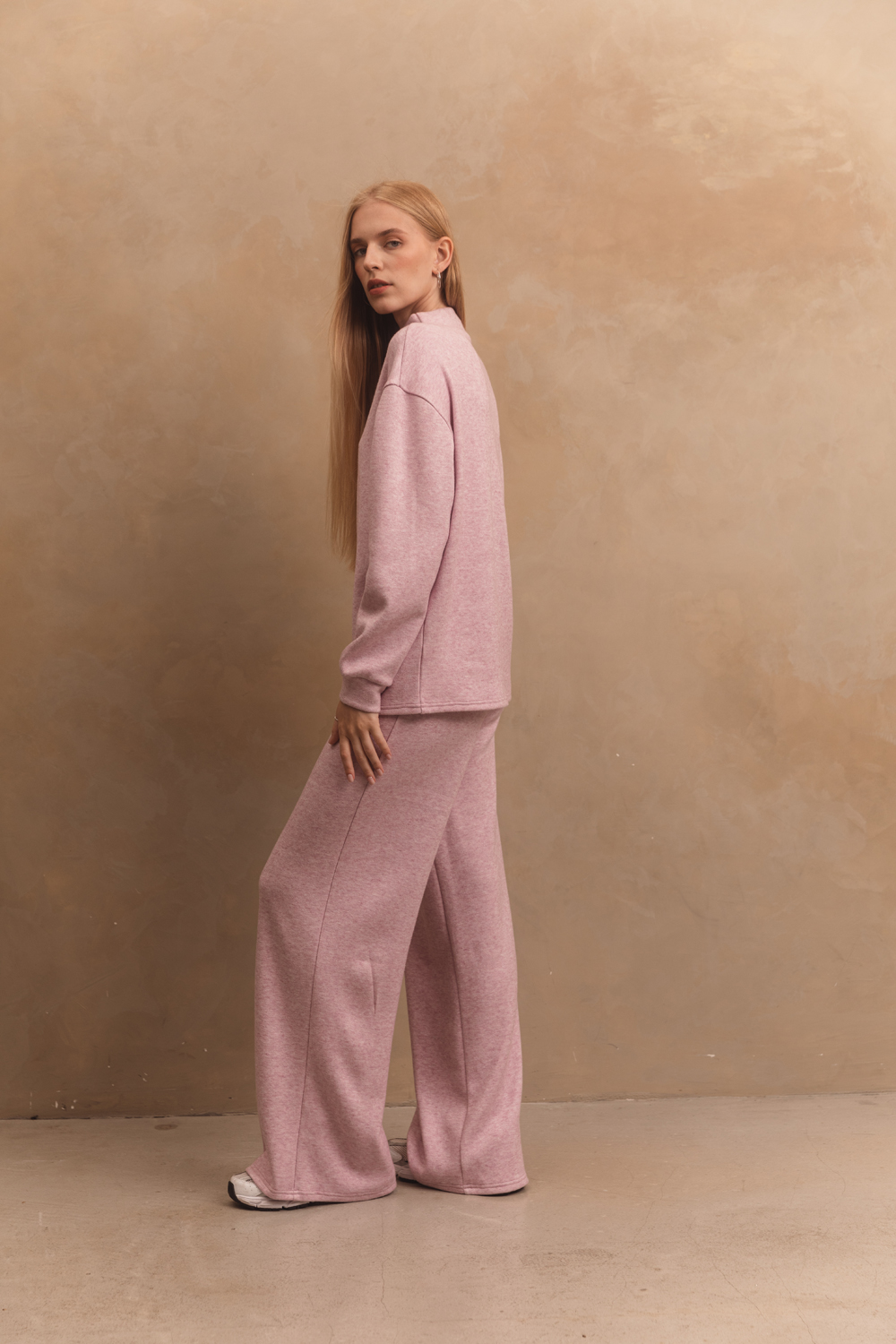 Angora pantsuit in color 