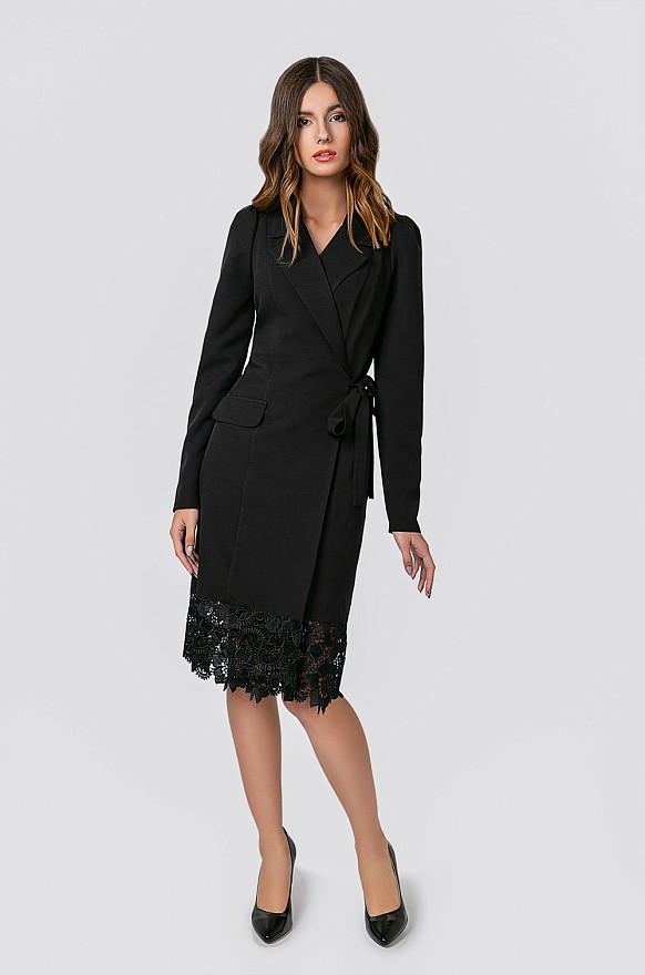 Long sleeve jacket dress