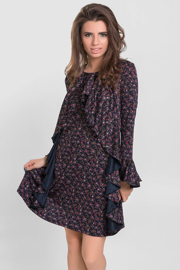 Oversized floral dress