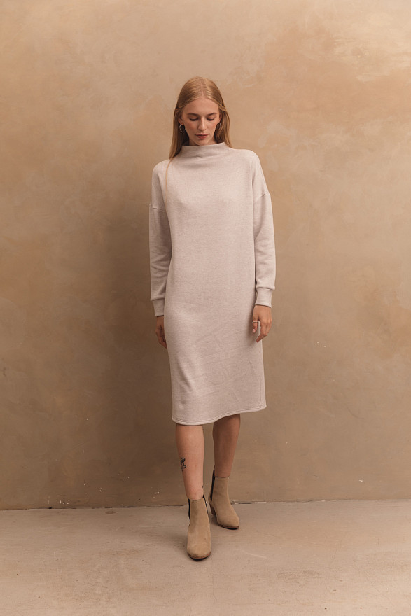 Angora Dress in Ivory