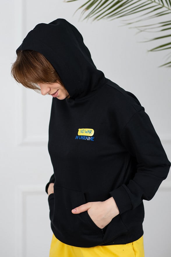 Stylish women's hoodie black 