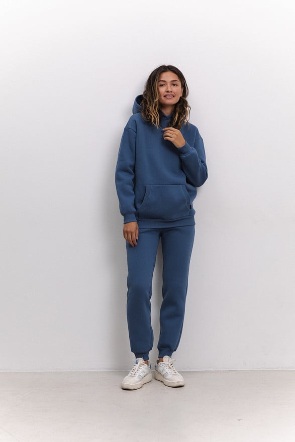 Blue warm sweatpants