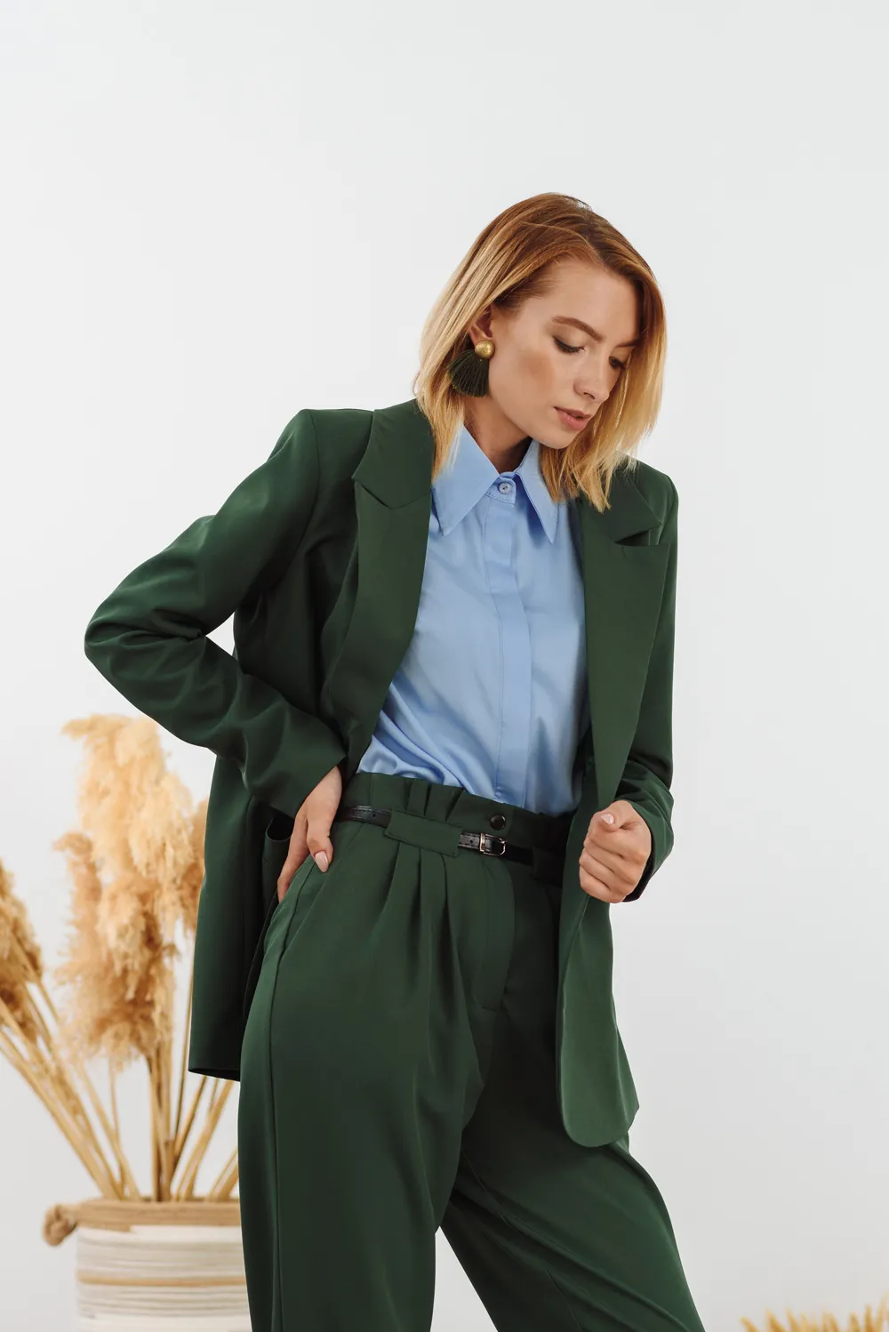 Dark green blazer